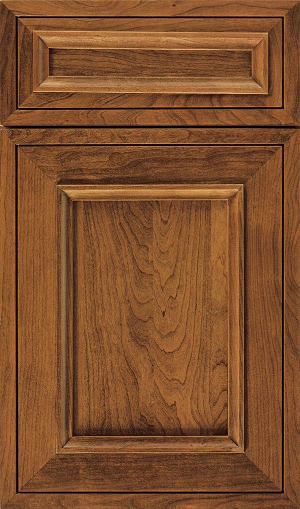 Transitional Walnut and Maple Kitchen Cabinets - Decora